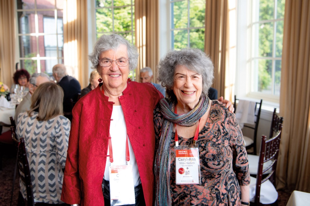 Caryl-Ann Miller Nieforth ’59 and Carol Canner Gjelsvik ’59