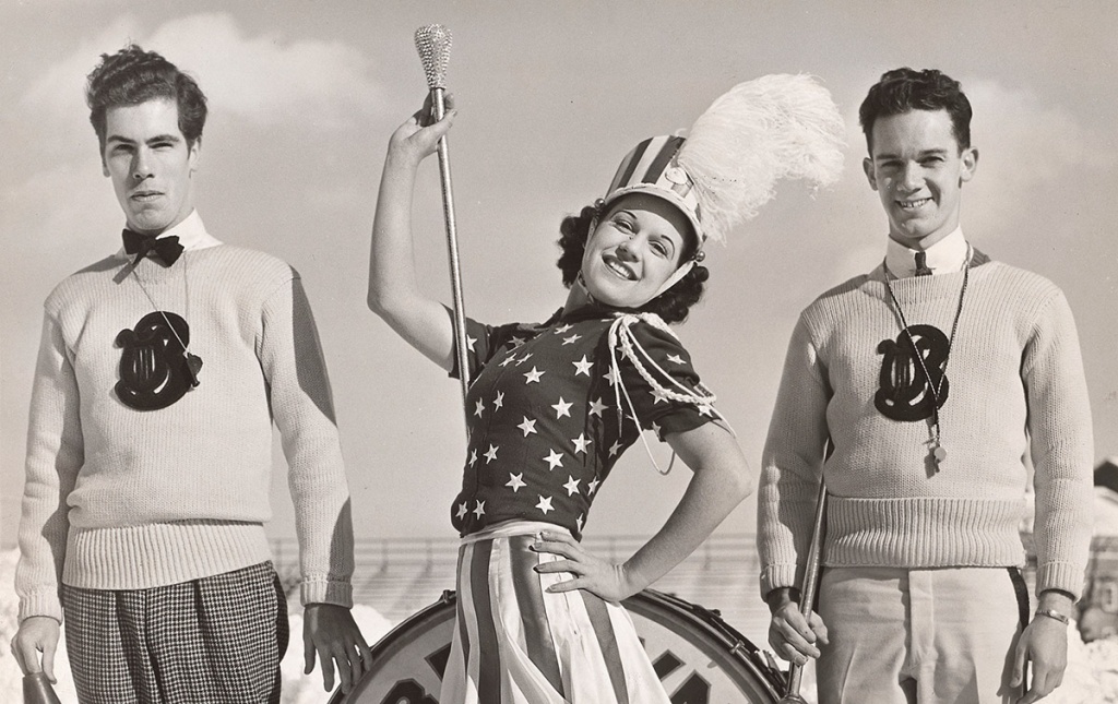 Archival image of 3 members of the Brown Band in 1940