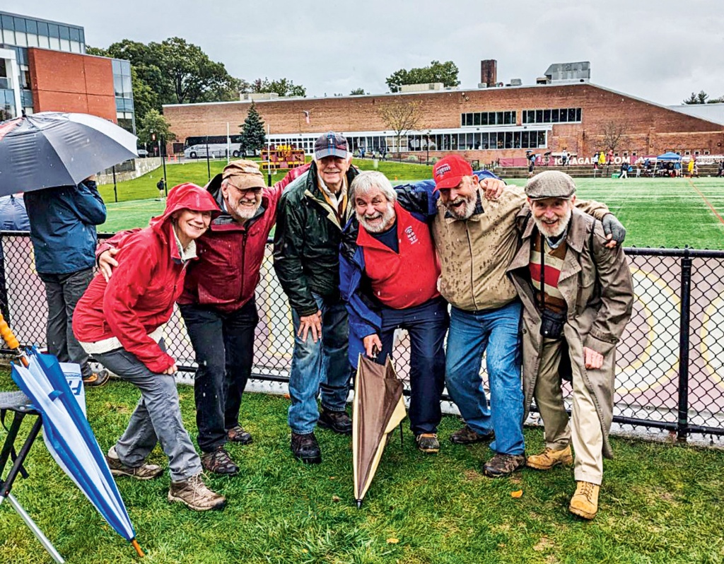 Warren Boothman ’73 and friends