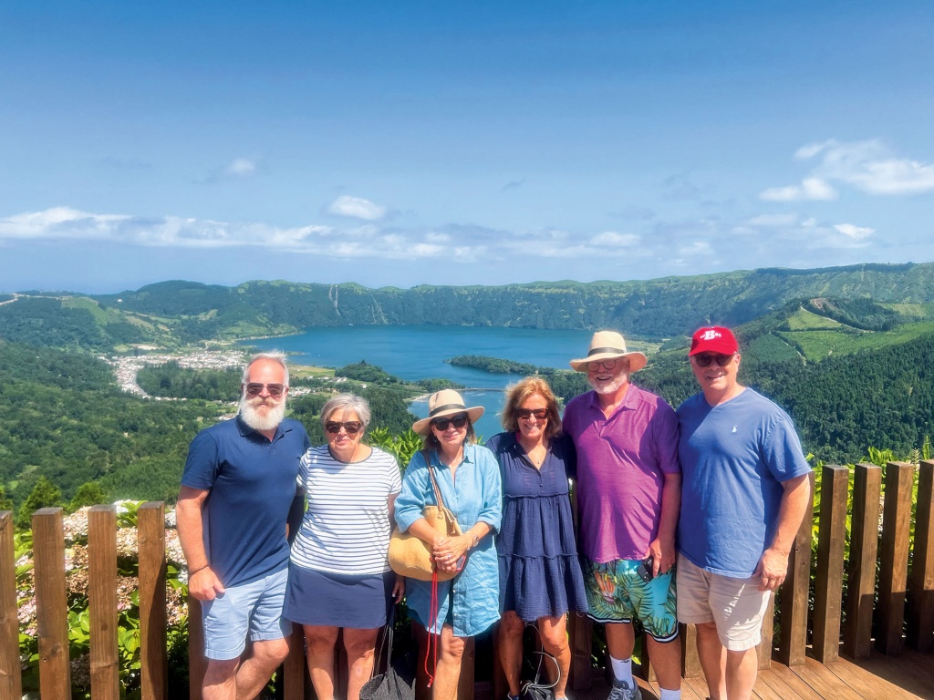 Joseph Hollander ’81 and friends