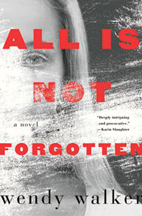 Image of book cover for 'All is Not Forgotten': a black and white image of a woman's face.