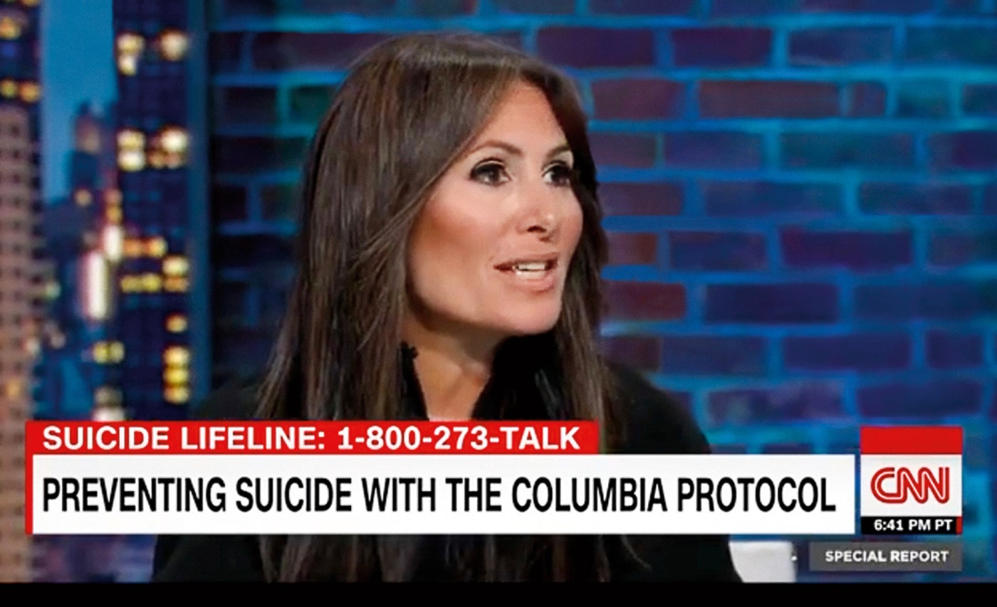 Screenshot of Kelly Posner from CNN