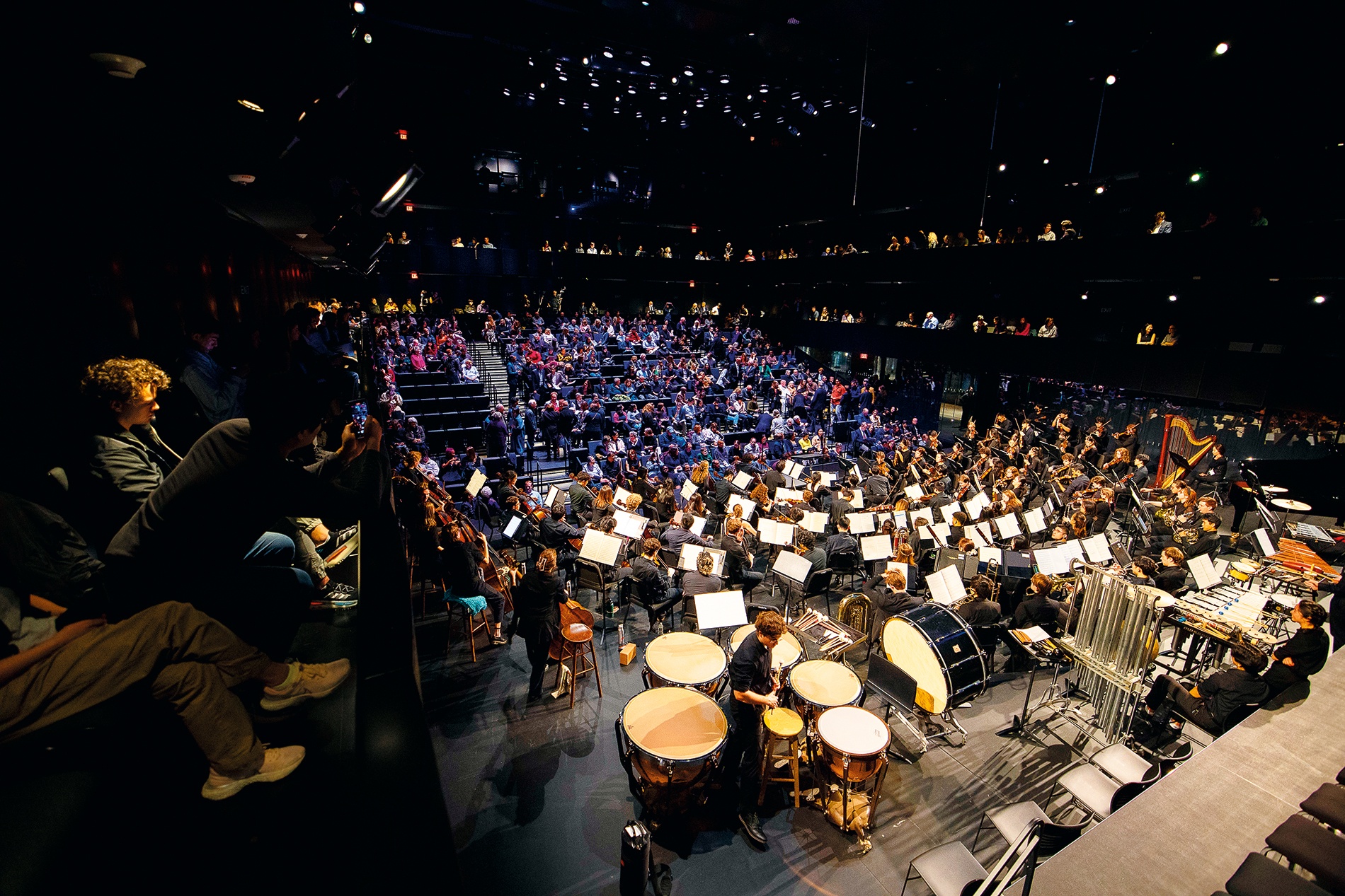 photo of the opening performance at the Lindemann