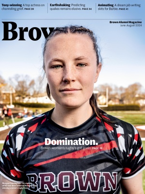 Image of June–August 2024 cover featuring rugby player Morgan Cunningham