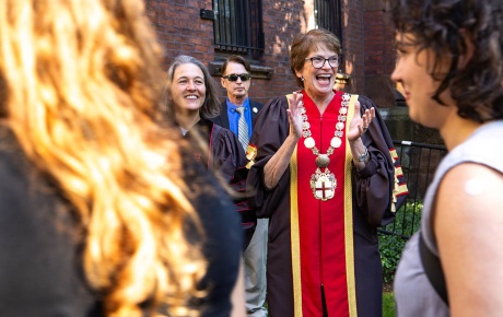 Image of Christina Paxson at 2024 Convocation